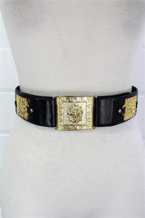 versace lions international belt|Versace women belt.